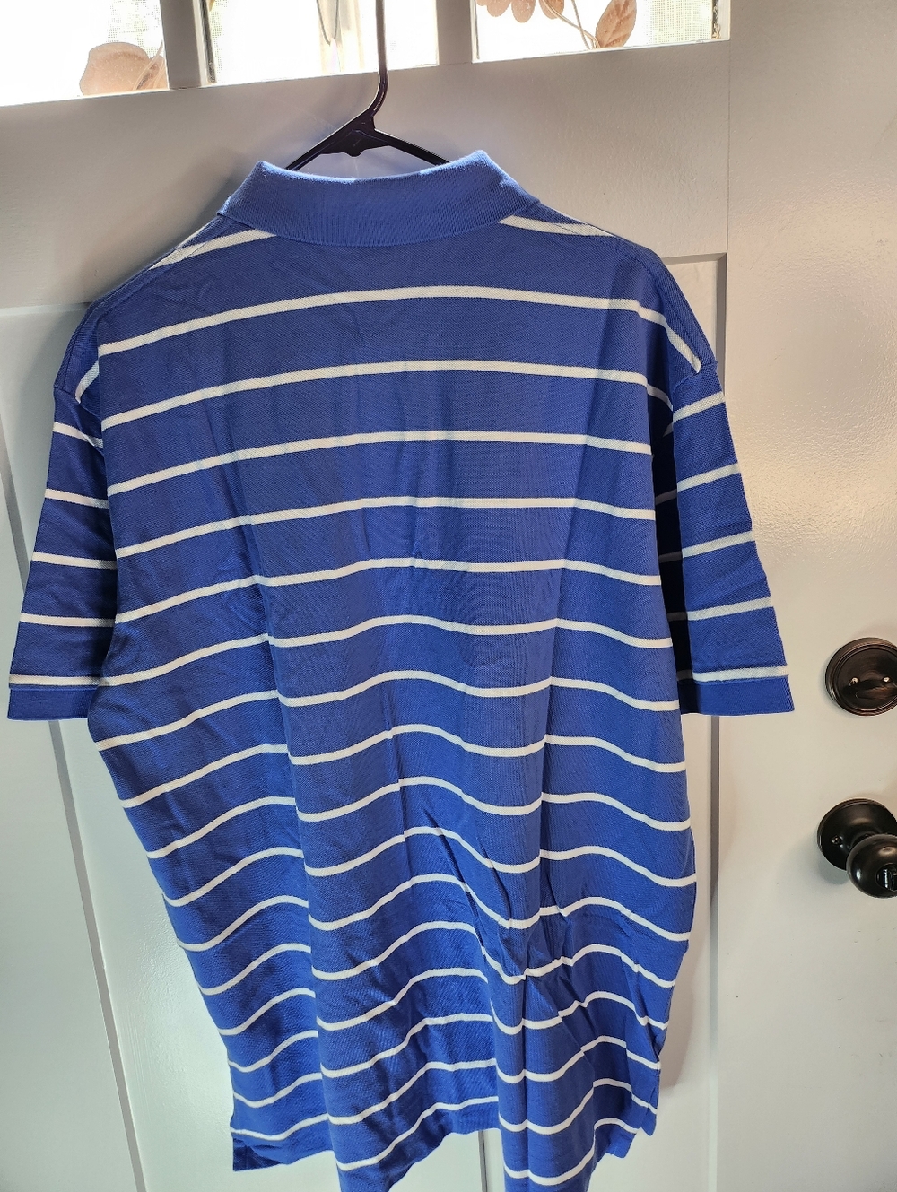 Polo by Ralph Lauren Blue and White Striped Polo